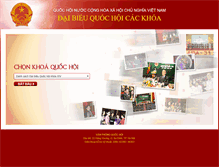 Tablet Screenshot of dbqh.na.gov.vn